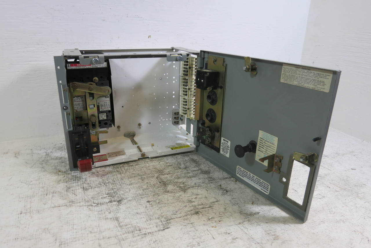 General Electric GE 8000 50A Breaker 12" MCC Bucket Feeder 50 Amp TEC36050 (BJ0811-1)