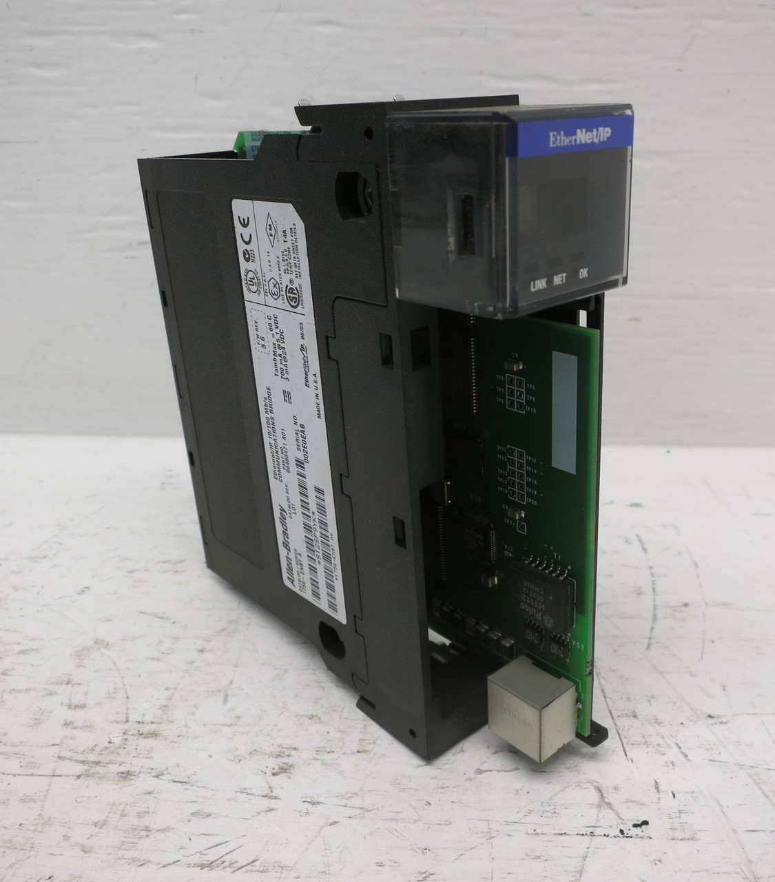 Image of Allen Bradley 1756-ENBT Ser A Rev L01 FW 3.6 Ethernet Module ControlLogix PLC