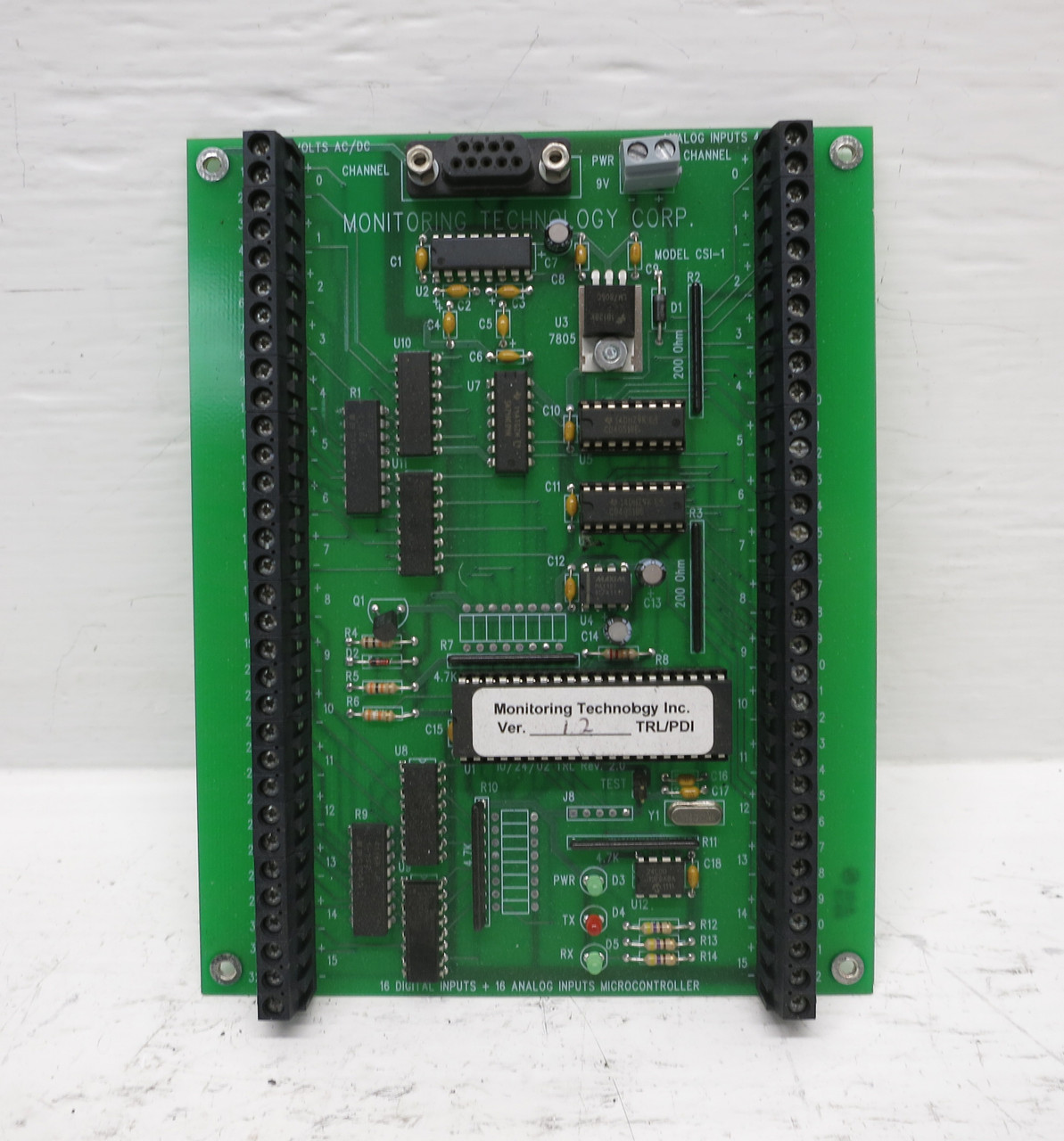 Monitoring Technology CSI-1 Input Microcontroller Board Analog Digital CSI1 (DW6291-1)