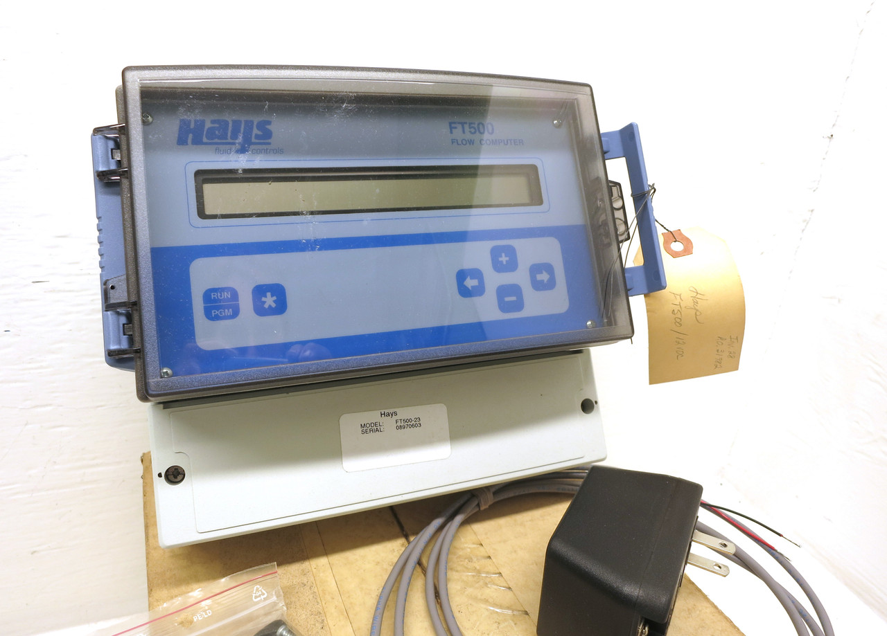NEW Hays FT500-23 Flow Computer Control Rate Total Indicator FT500-12VDC 5P316 (DW6304-1)