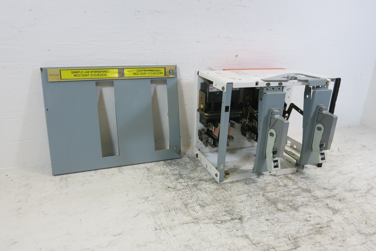 Image of Furnas System 89 30/60 Amp Fused Dual Feeder 12" MCC Bucket Siemens Tiastar