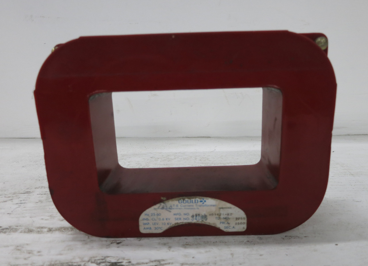 Gould LKM-2 401621-K2 Current Transformer Ratio 2500:5 Amp CT 2500A LKM2 ITE (DW6312-3)