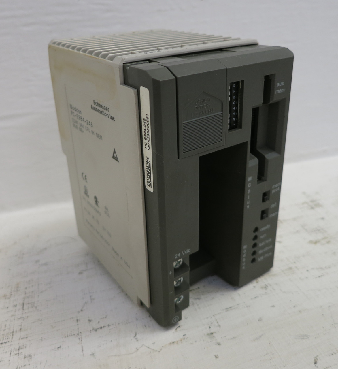 Image of Modicon PC-E984-245 984 Programmable Controller CPU Schneider Automation PLC