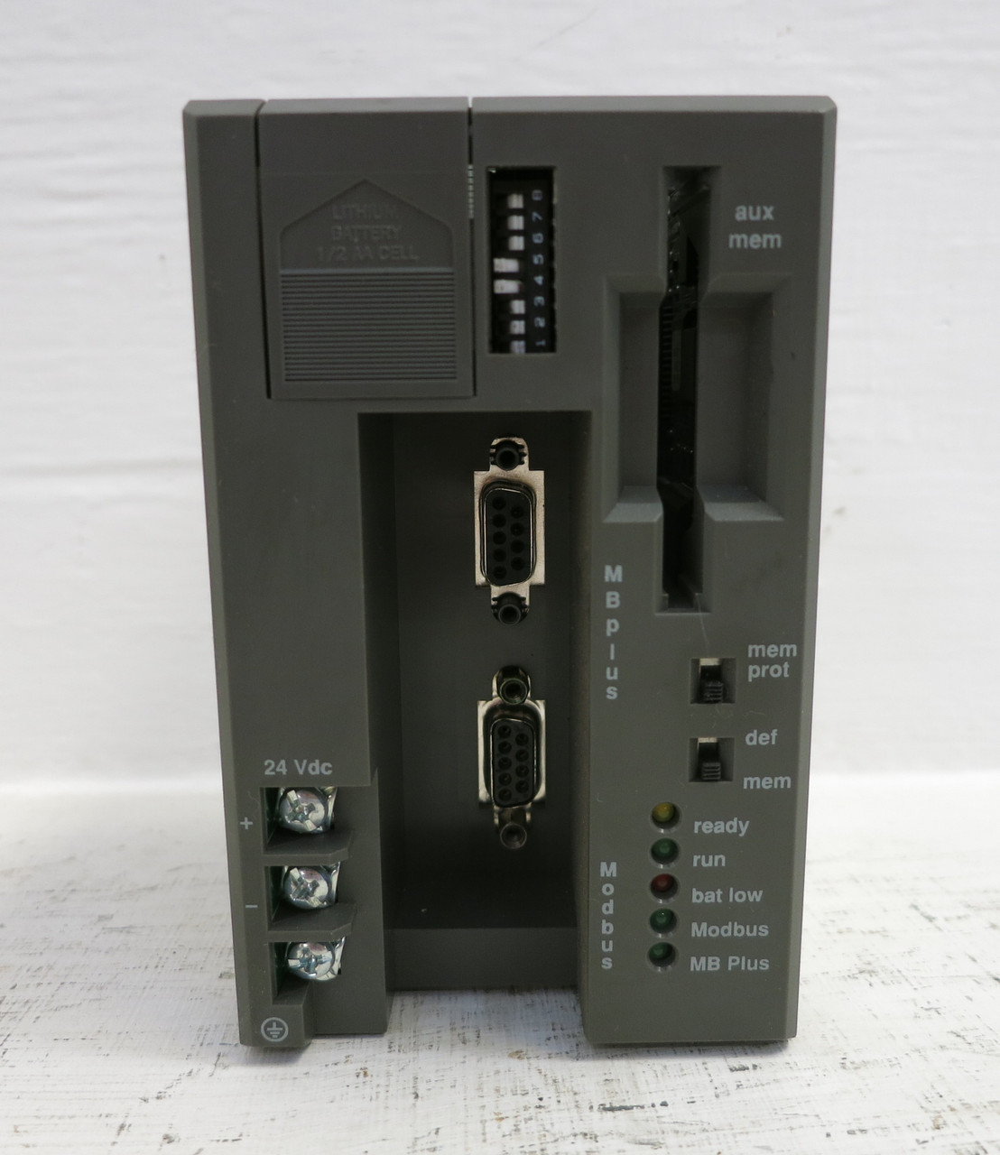 Modicon PC-E984-245 984 Programmable Controller CPU Schneider Automation PLC (DW6319-1)