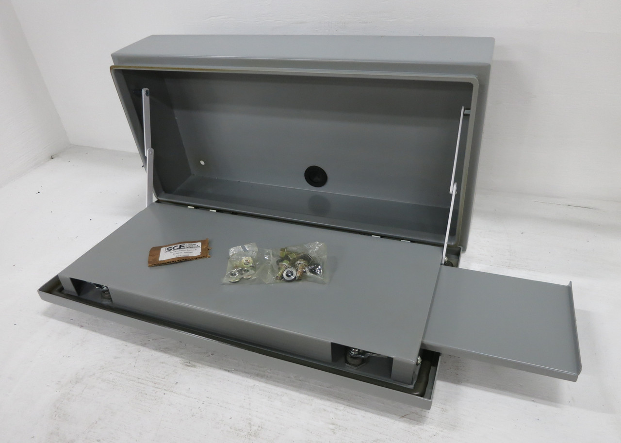 NEW SCE-24KB Industrial Keyboard Panel Enclosure Type 4 12 Saginaw (DW6317-1)