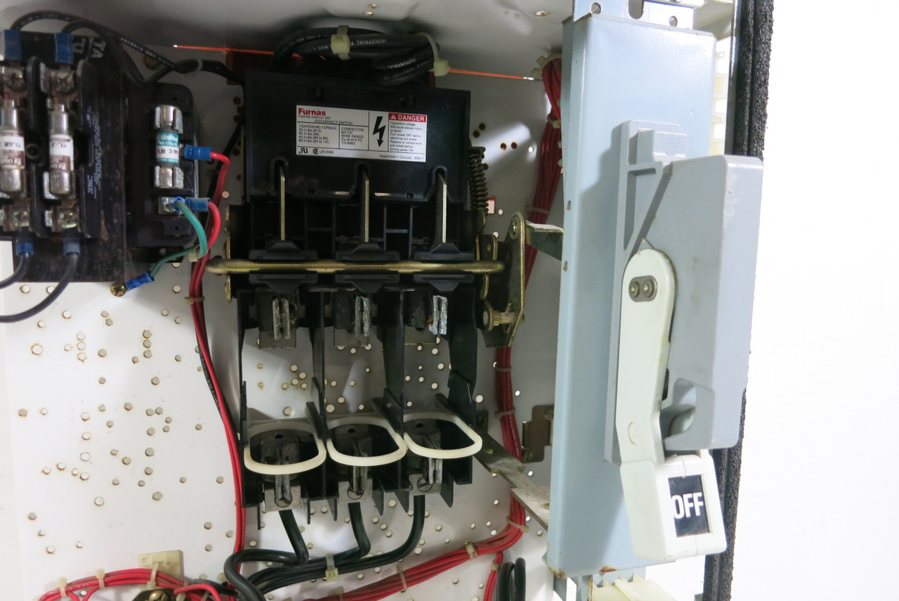 Siemens Furnas Tiastar System 89 Size 3 Starter 100 Amp Fused 24" MCC Bucket (BJ0829-1)