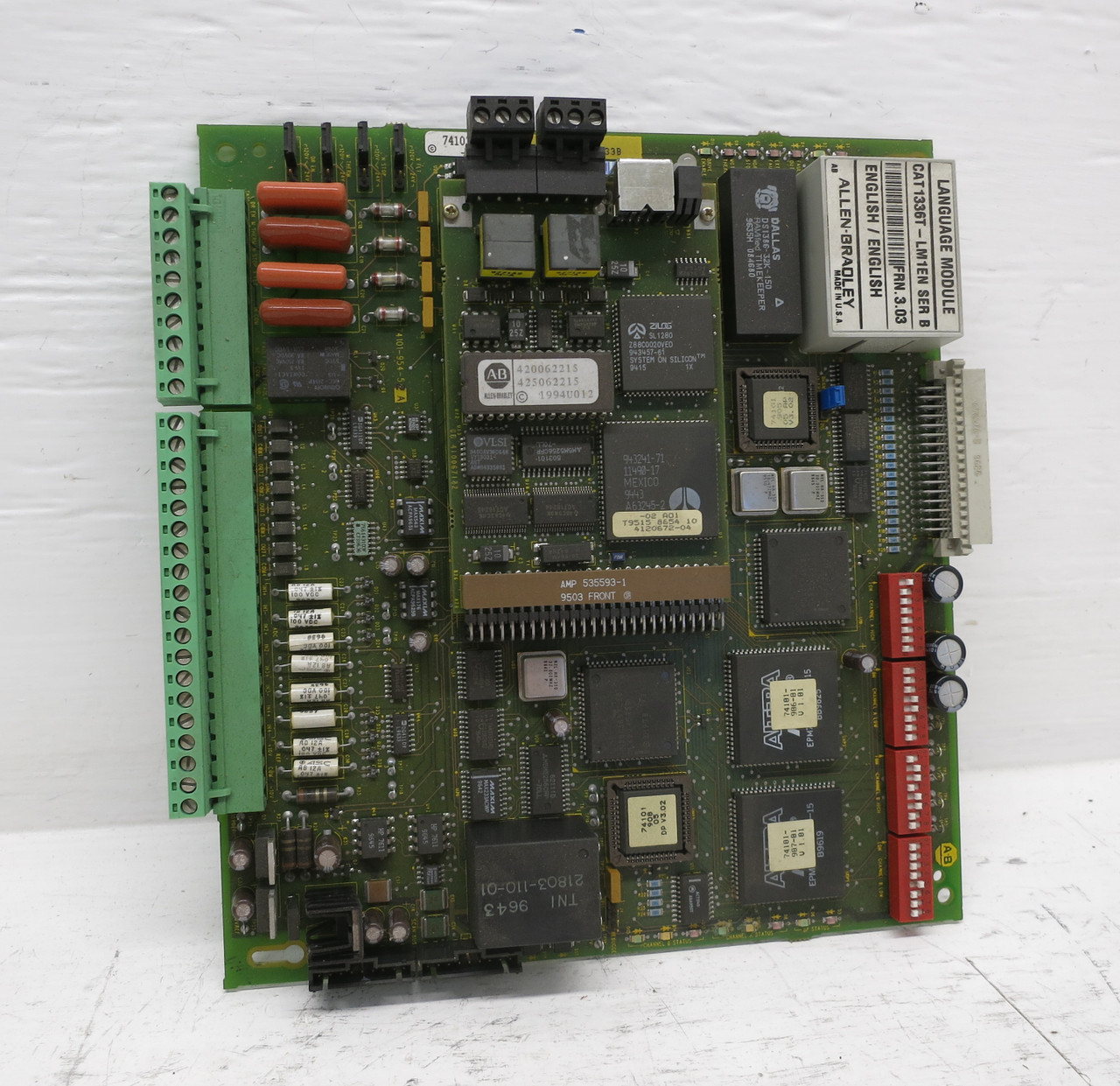 Image of Allen Bradley 74103-015-52A Main Control Board 1336 Drive 1336T-GT1-SP33B SPK