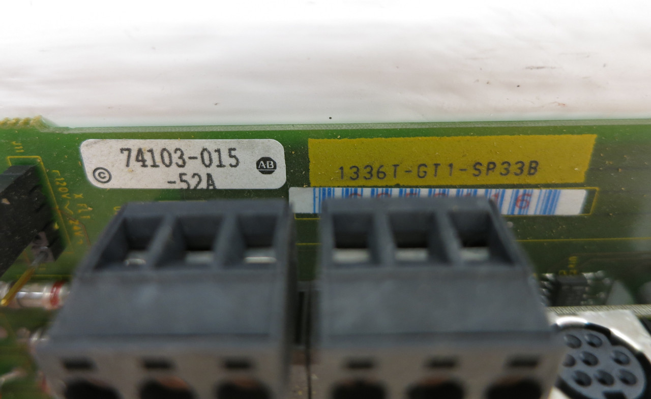 Allen Bradley 74103-015-52A Main Control Board 1336 Drive 1336T-GT1-SP33B SPK (DW6334-2)