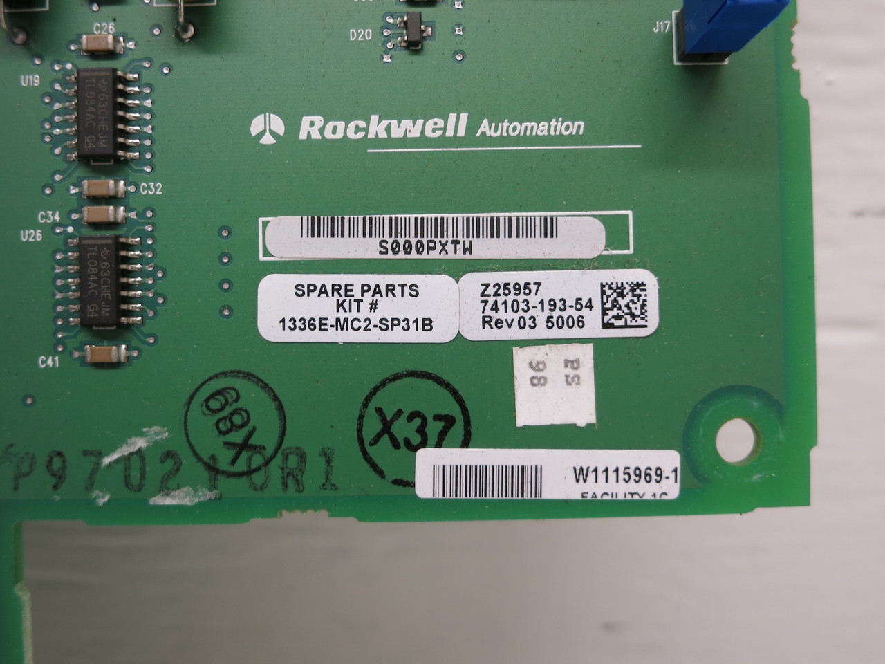 Allen Bradley 74103-193-54 1336 Impact Drive Control Board 1336E-MC2-SP31B VFD (DW6342-1)