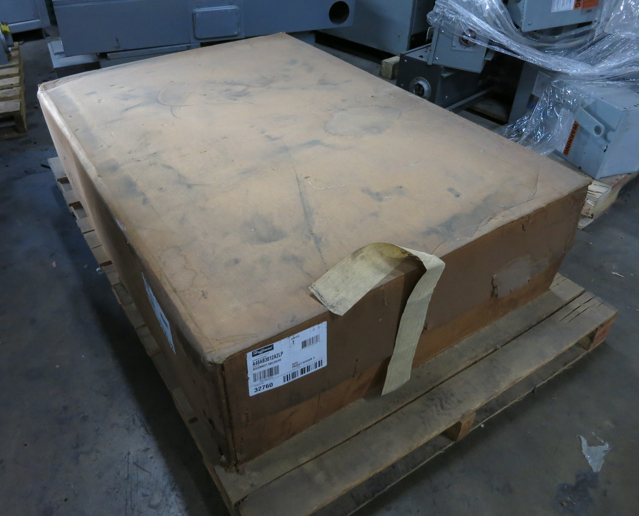 Image of NEW Hoffman A48AB3812A2LP 1494F Disconnect Enclosure Type 12 Allen Bradley 1494