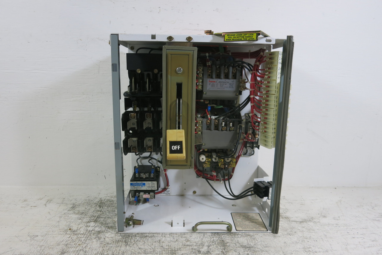 Siemens Tiastar Furnas System 89 30 Amp Size 1 Rev. Starter Fused 18" MCC Bucket (BJ0835-3)