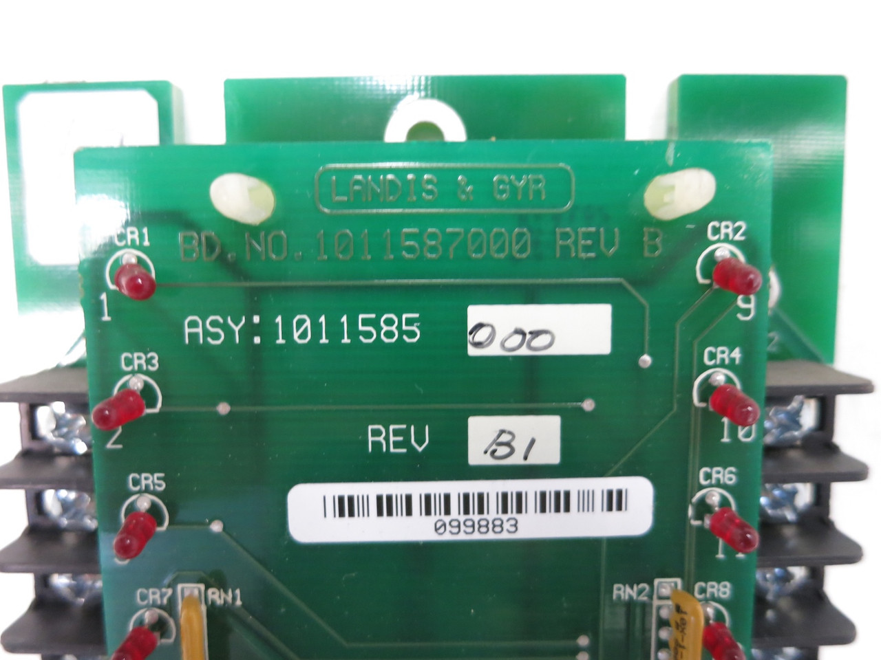 Landis & Gyr 1011589-000 Rev E Control Board 1011585-000 B1 PLC Chiller (DW6345-2)