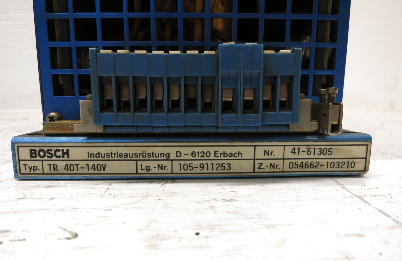 Bosch TR40T-140V Inverter Amplifier Servo DC Drive 41-61305 105-911253 054662 (DW6353-1)