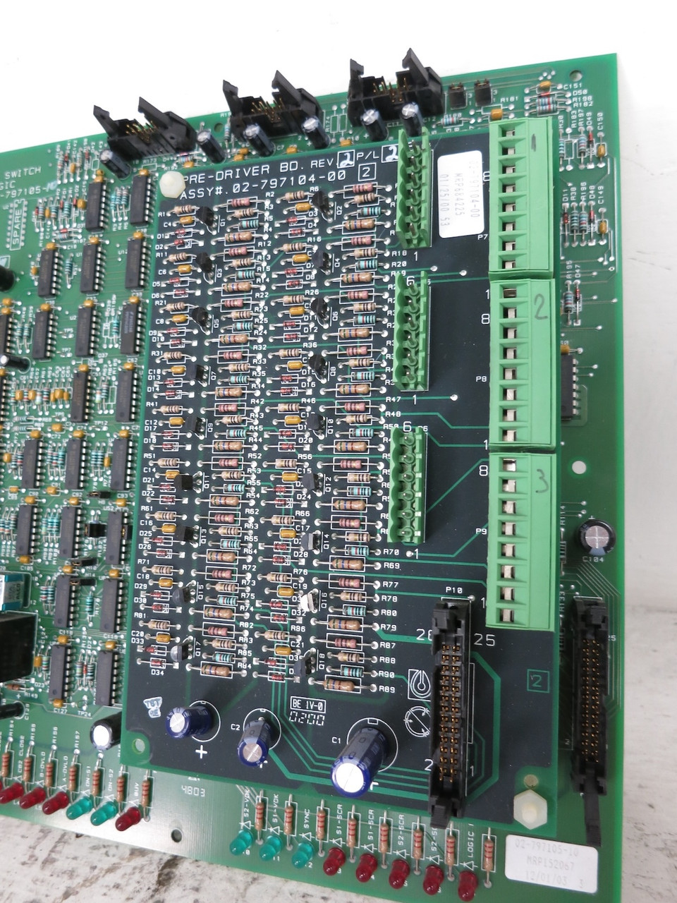 Liebert 02-797105-10 Static Switch Logic Board 02-797104-00 Pre-Driver UPS (DW6363-1)