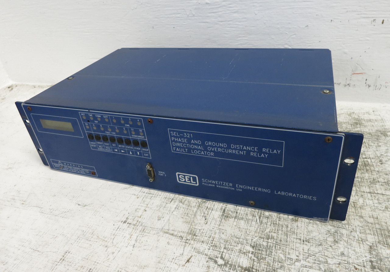 Schweitzer SEL-321-1 Phase Ground Distance Directional Overcurrent Relay SEL321 (DW6362-1)