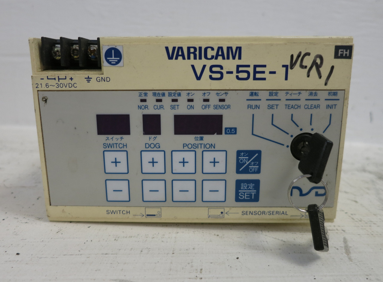 NSD VS-5E-1 Varicam Electronic Cam Switch Angle Controller PLC Control VS5E1 (DW6360-2)