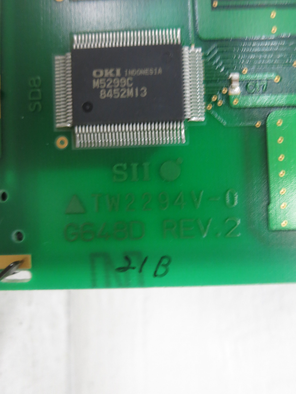 SII G648D Rev 2 LCD Display Panel Screen TW2294V-0 Liebert Static Switch UPS (DW6368-1)
