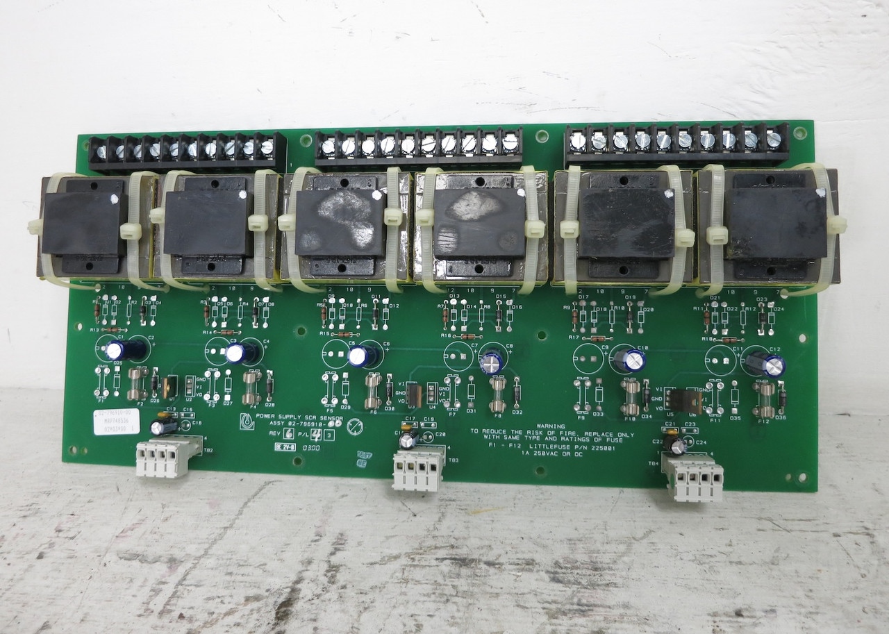 Liebert 02-796910-00 Rev 6 Power Supply SCR Sensor Board UPS PLC Card (DW6366-1)