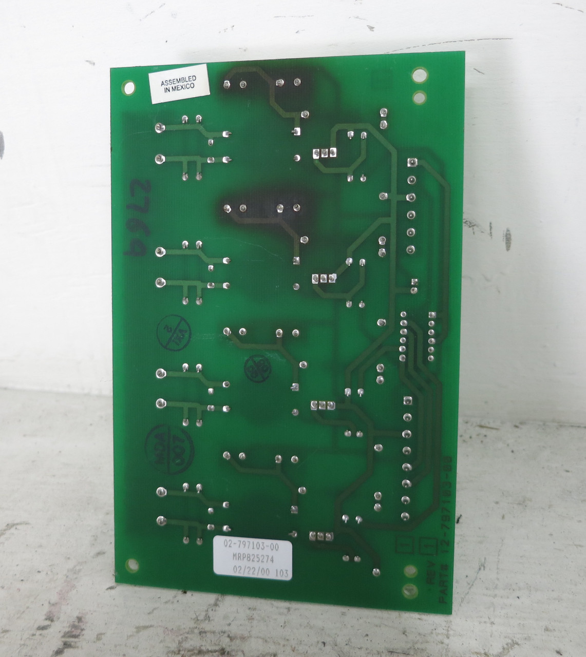 Liebert 02-797103-00 Rev 1 SCR Driver Board UPS PLC Card Static Transfer Switch (DW6365-8)