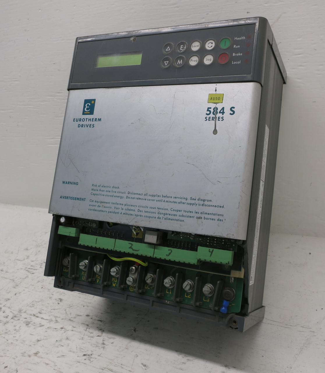Image of Eurotherm 584S/007/400 1 HP 460V AC VS Drive 0.75kW 2.3/3.2A Frequency Inverter
