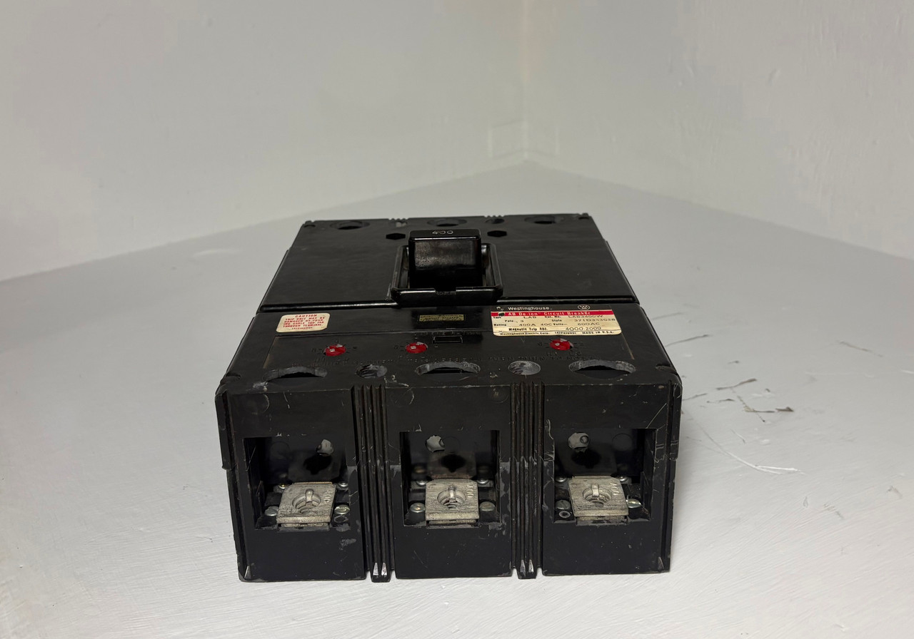 Westinghouse LAB3400W 400A AB De-Ion Circuit Breaker 600V 3P LAB LAB3400 400 Amp (EM5142-1)
