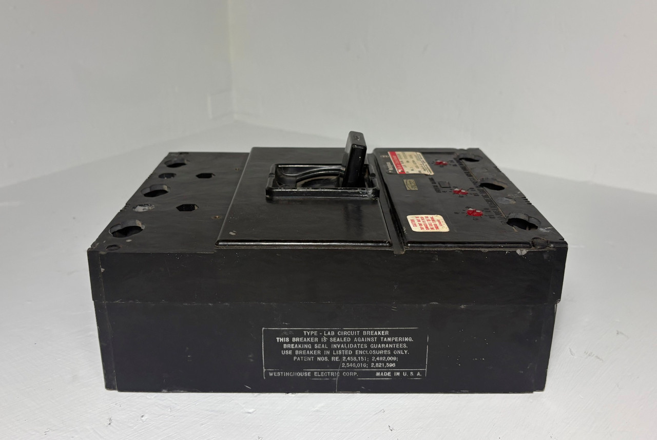 Westinghouse LAB3400W 400A AB De-Ion Circuit Breaker 600V 3P LAB LAB3400 400 Amp (EM5142-1)
