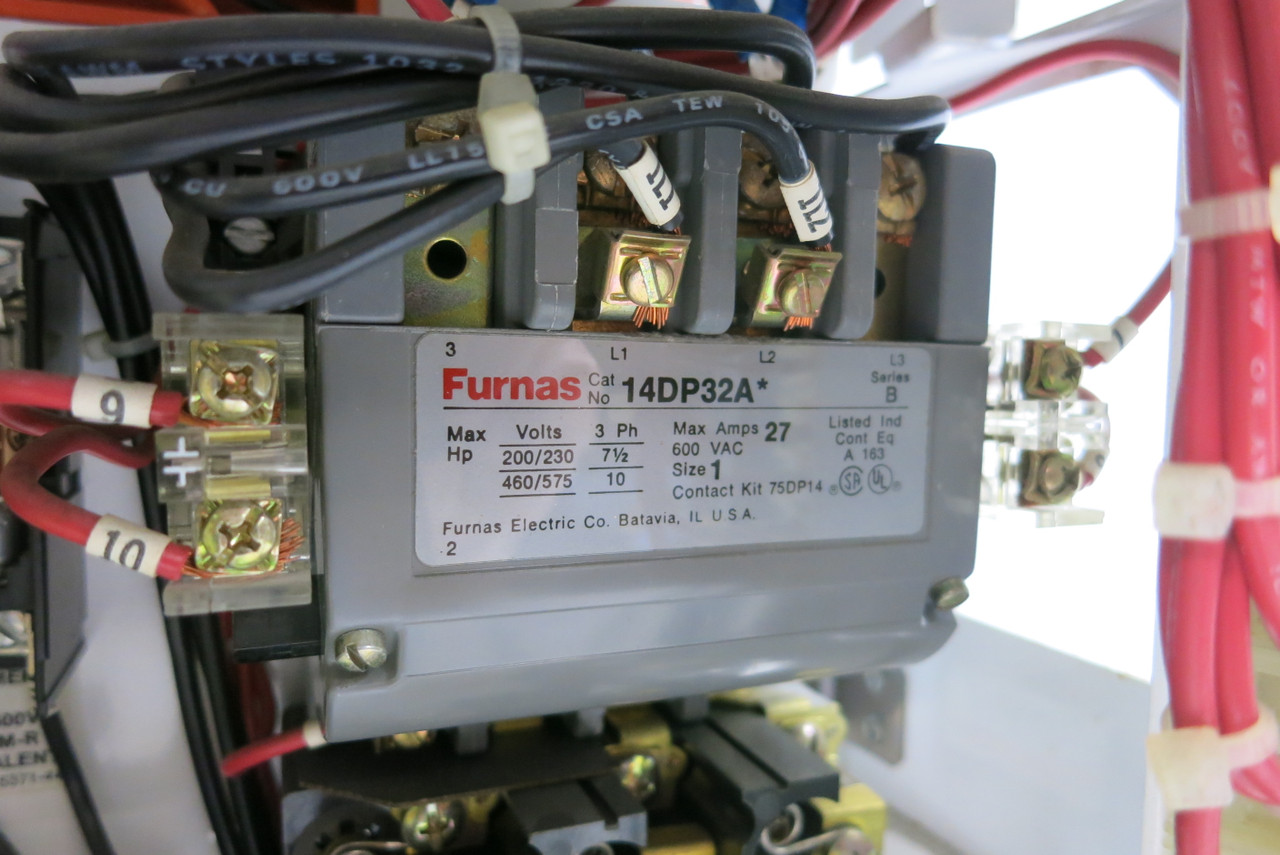 Furnas Tiastar Siemens System 89 Size 1 30A Fused Starter 12" MCC Bucket 30 Amp (BJ0850-1)