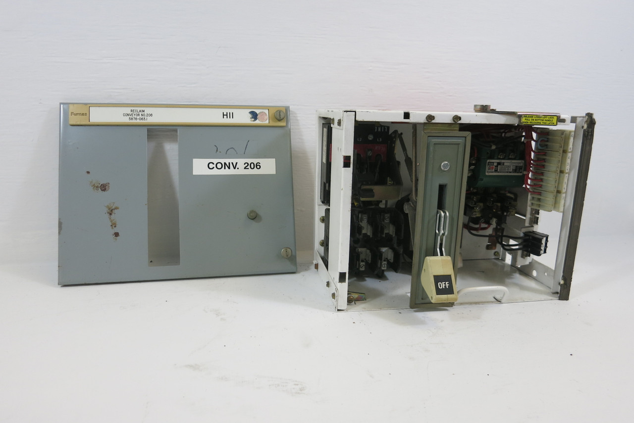 Image of Siemens Furnas System 89 Tiastar Size 1 30A Fused Starter 12" MCC Bucket 30 Amp