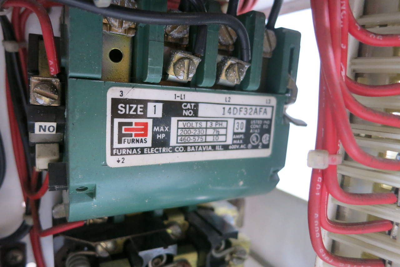 Siemens Furnas System 89 Tiastar Size 1 30A Fused Starter 12" MCC Bucket 30 Amp (BJ0848-2)