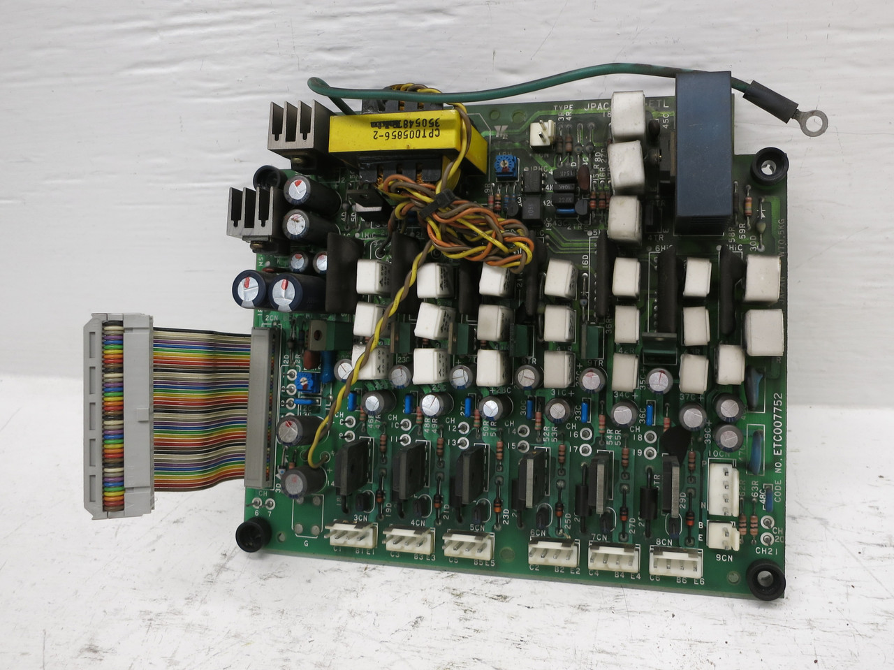 Yaskawa YPCT21026-1-3 Varispeed VS Drive Control Board JPAC-C246.ETL VS-616HII (DW6394-1)