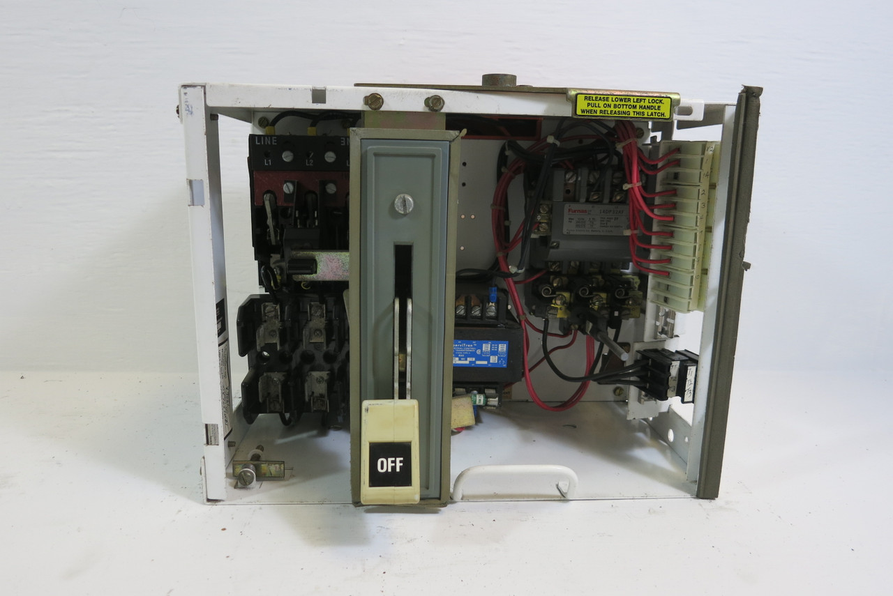 System 89 Furnas Tiastar Siemens Size 1 30A Fused Starter 12" MCC Bucket 30 Amp (BJ0851-2)