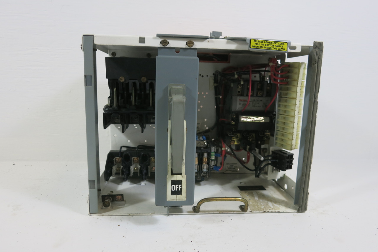 Siemens Tiastar Size 1 Starter 30A Fused 12" MCC Bucket Furnas System 89 30 Amp (BJ0852-54)