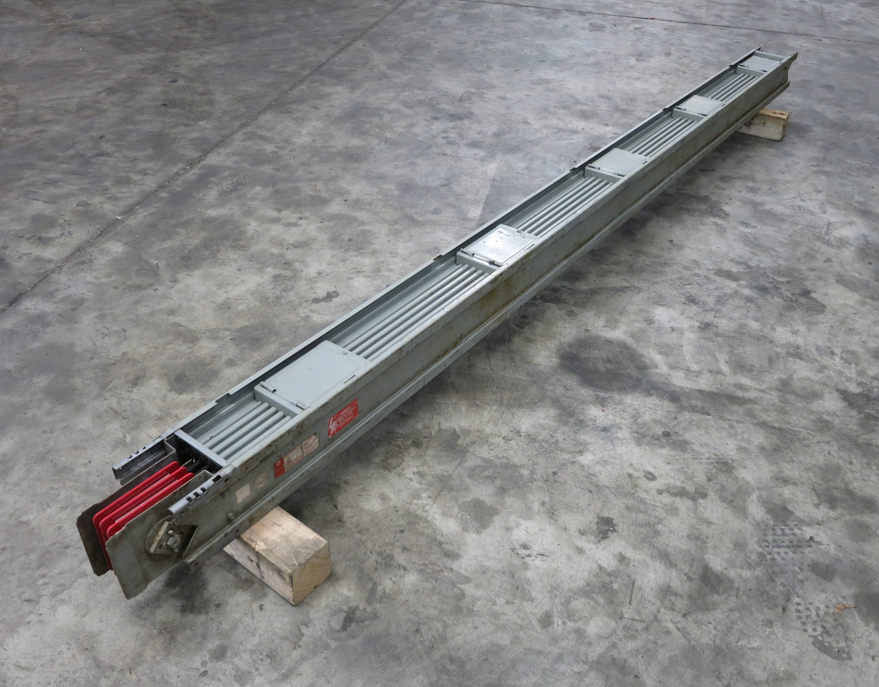 Image of GE AC3P3A8SG 800A 600V Armor-Clad 10' Busway Stick 3PH 3W 800 Amp Aluminum Plug