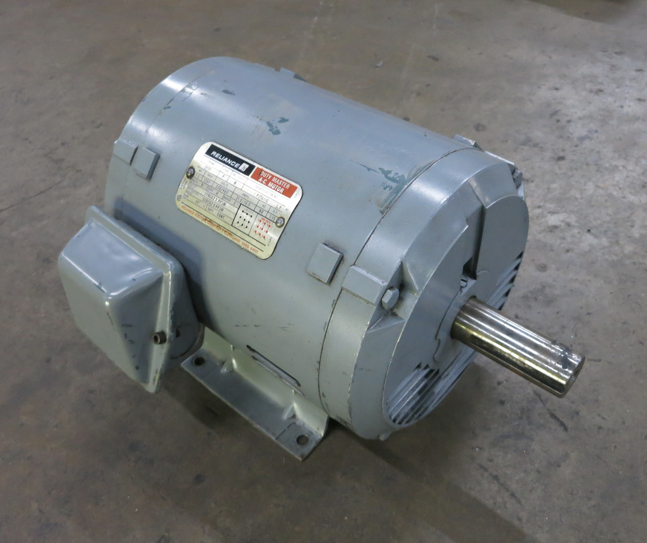 Image of Reliance P21G11D 7.5 HP AC Motor 230/460V 1760 RPM 213T Frame Duty Master