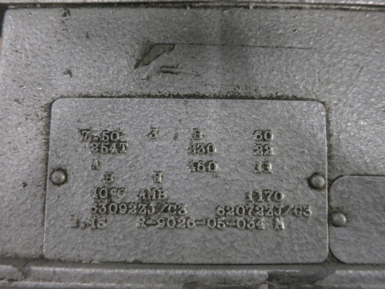 US Electrical Motors 7.5 HP AC Motor 230/460V 1170 RPM 254T Frame 22/11A (DW6425-1)