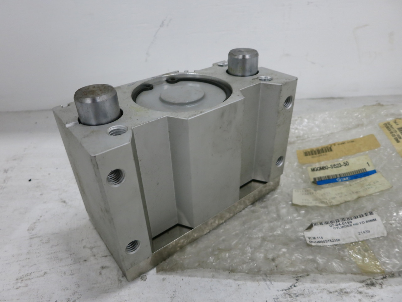 NEW SMC MGQM80-S1523-50 Compact Guide Air Cylinder 145 PSI MGQ (DW6446-1)