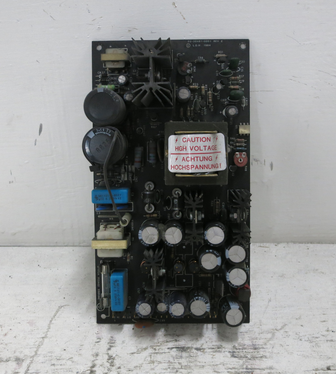 Allen Bradley 02-30481-0001 Rev E 1395 DC Drive Power Supply Board PCB (DW6454-2)