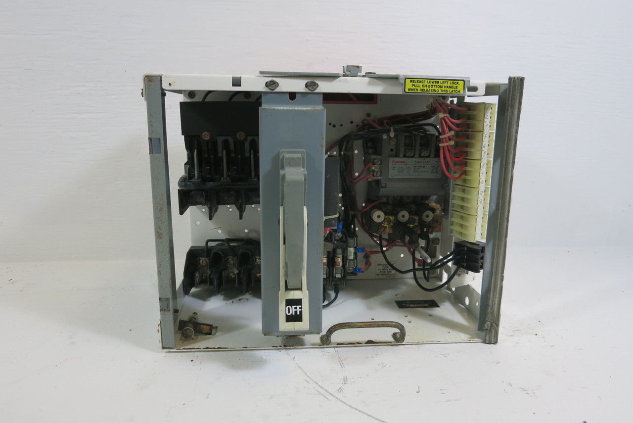 Furnas System 89 Tiastar Siemens Size 1 30 Amp Fused Starter 12" MCC Bucket 30A (BJ0853-1)