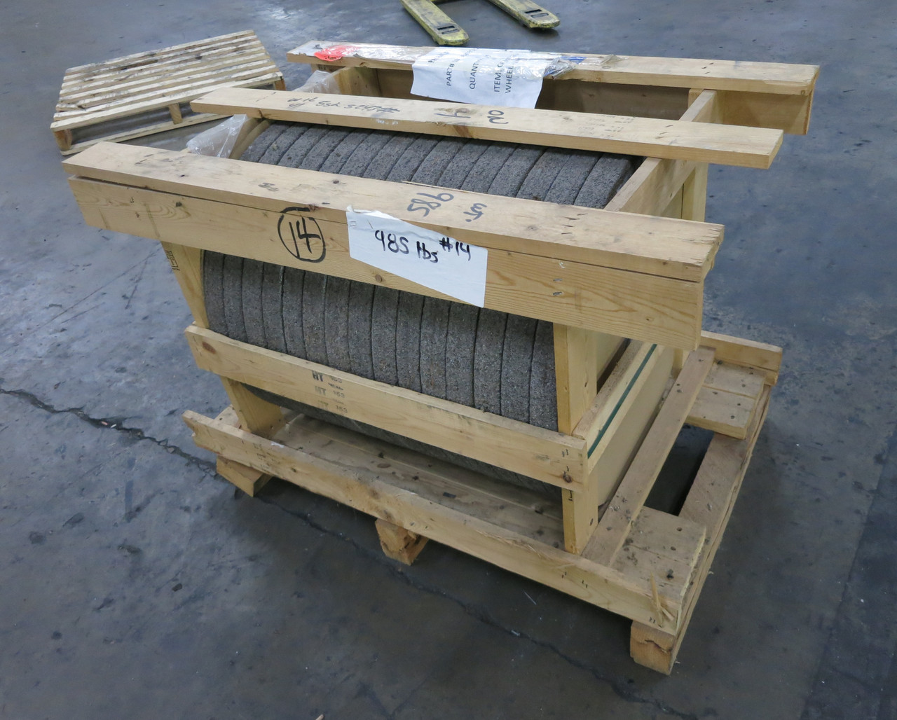 NEW CSC 12477 Grinding Wheel 10093-03022 Zirconia 24" x 1.75" x 10" (Lot of 15) (DW6462-2)