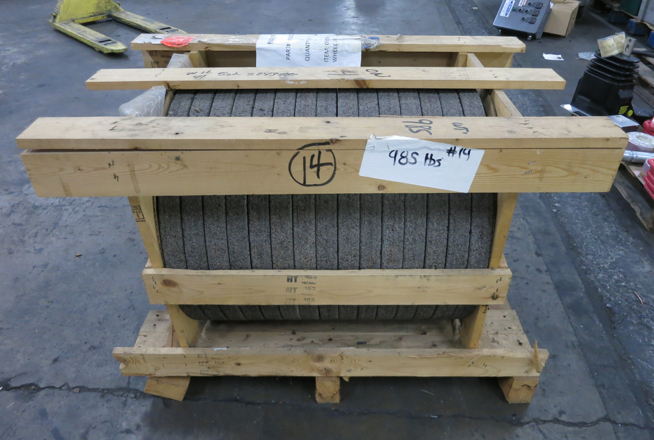 NEW CSC 12477 Grinding Wheel 10093-03022 Zirconia 24" x 1.75" x 10" (Lot of 15) (DW6462-2)