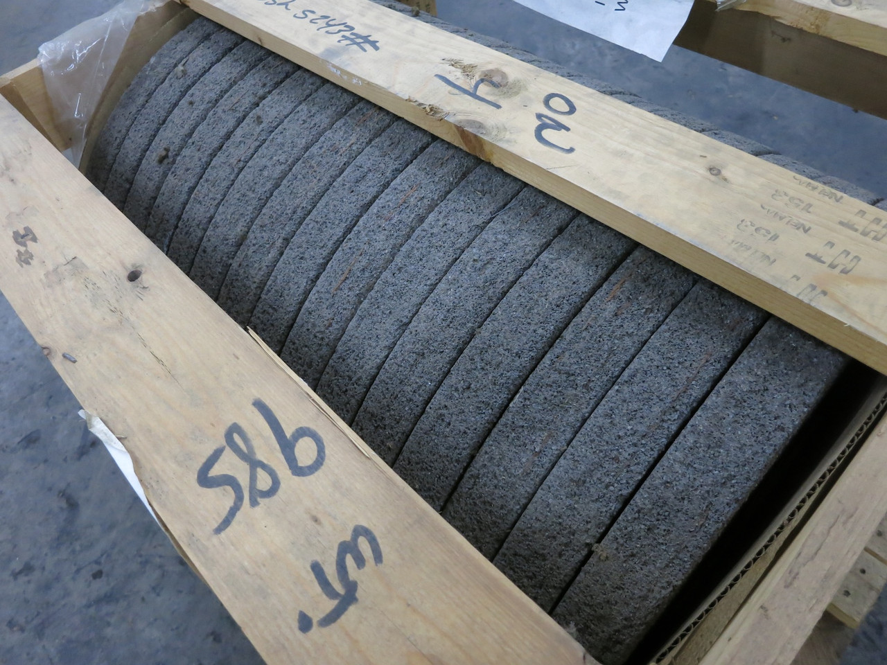 NEW CSC 12477 Grinding Wheel 10093-03022 Zirconia 24" x 1.75" x 10" (Lot of 15) (DW6462-2)