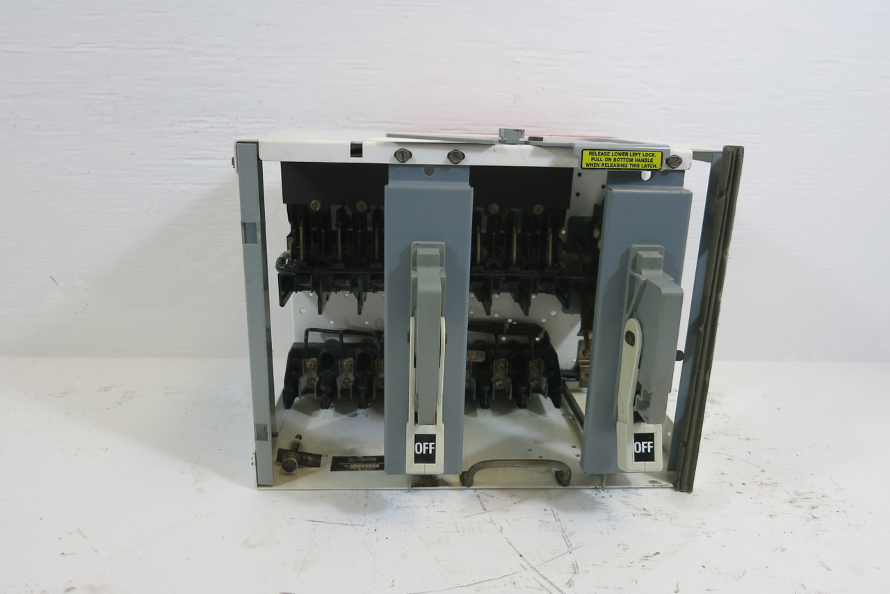 Furnas 89 Siemens Tiastar 30 Amp Fused Dual Feeder 12" MCC Bucket 30A (BJ0858-7)