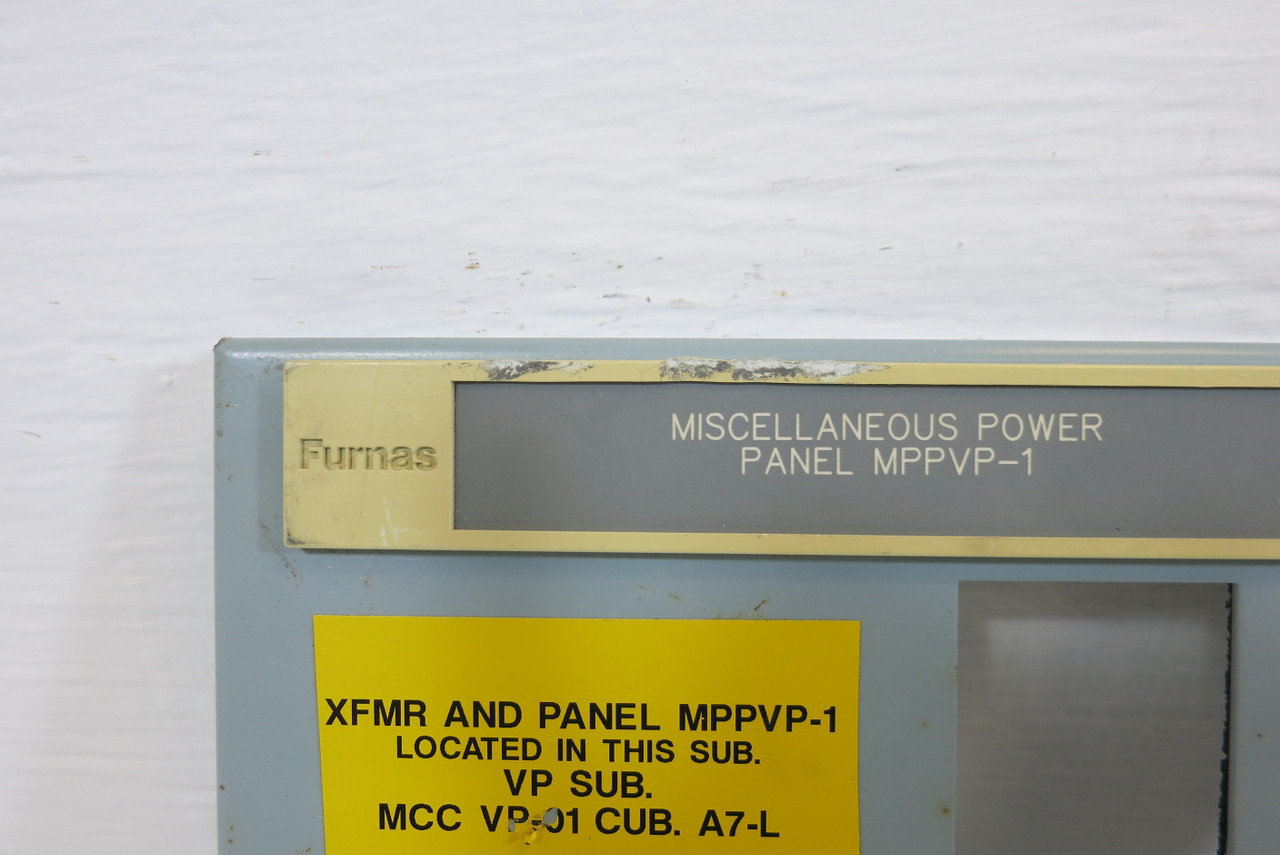 Furnas 89 Siemens Tiastar 30 Amp Fused Dual Feeder 12" MCC Bucket 30A (BJ0858-8)