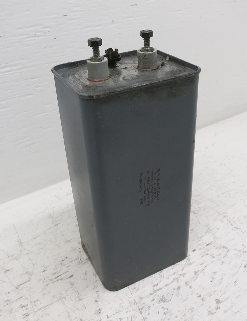 Ronken 81F18926K50D Capacitor 12-749301-10 92 mf 535 AC (DW6468-80)