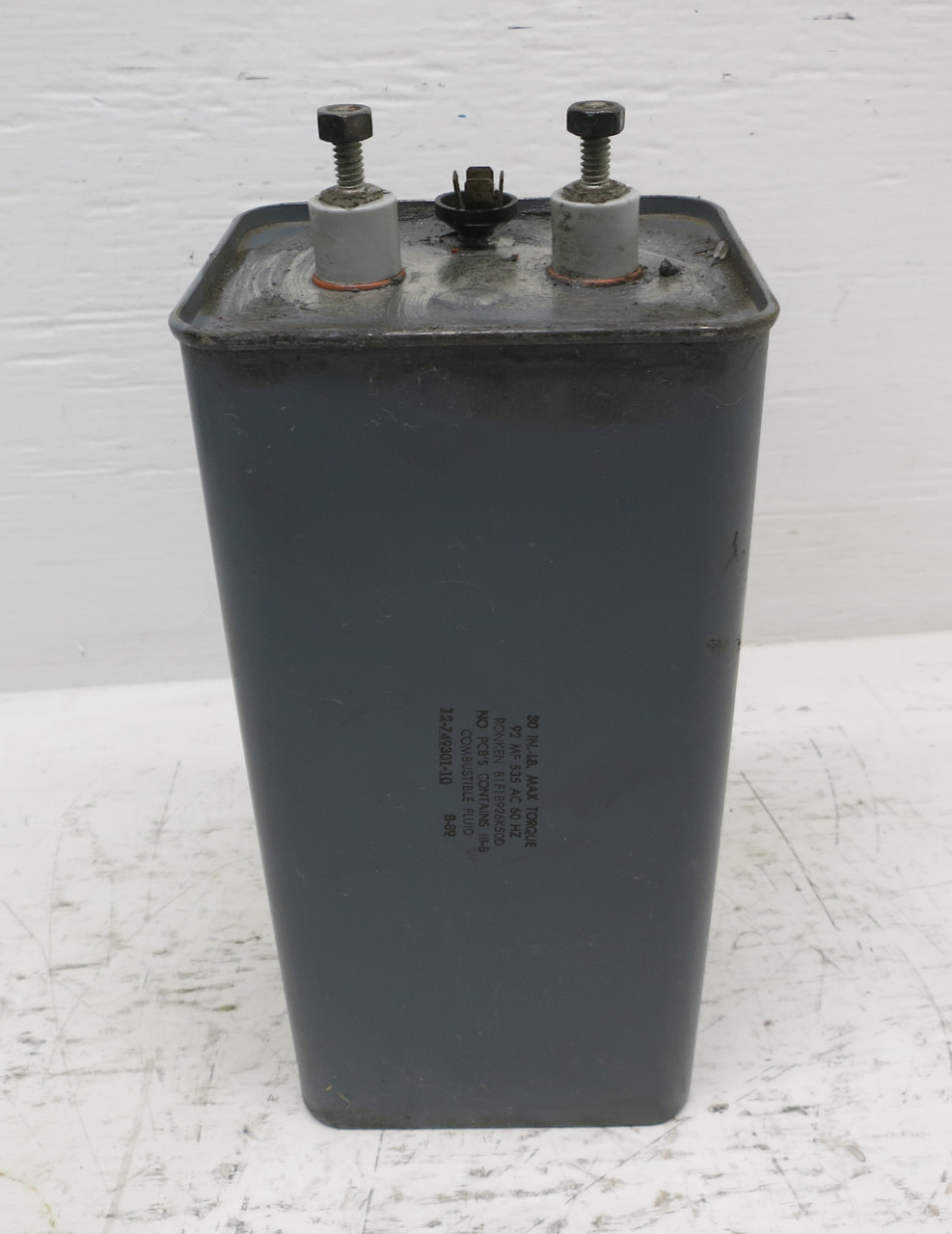Ronken 81F18926K50D Capacitor 12-749301-10 92 mf 535 AC (DW6468-80)