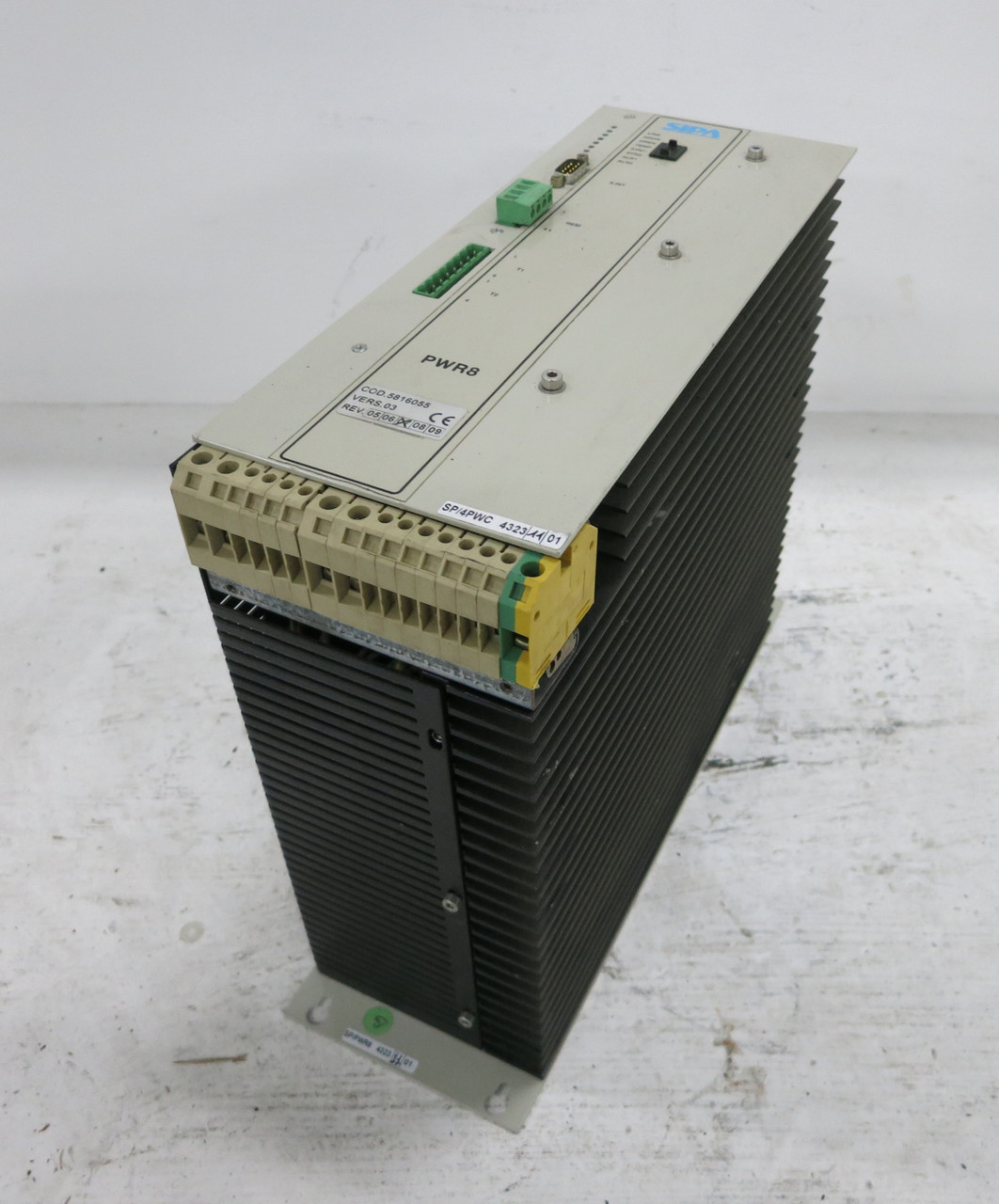 SIPA PWR8 8 Zone Output Control PLC Module SP/4PWC 4323 5816055 Power Supply (DW6480-1)