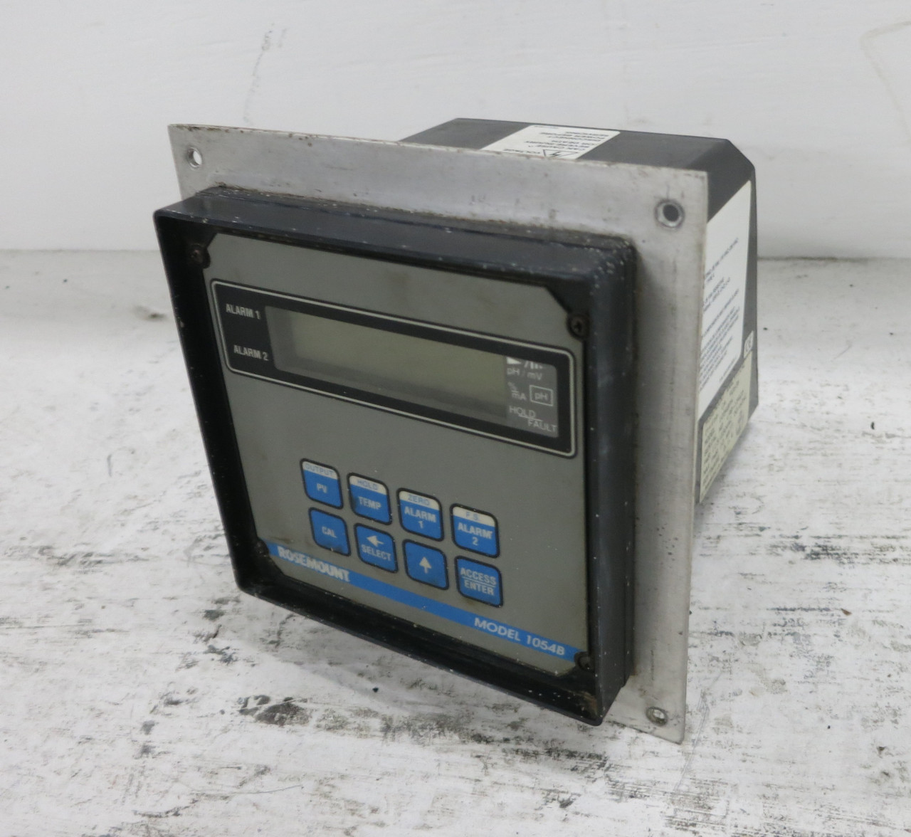 Rosemount Analytical 1054BPH pH/ORP Analyzer Model 1054B Microprocessor 23740-00 (DW6481-1)