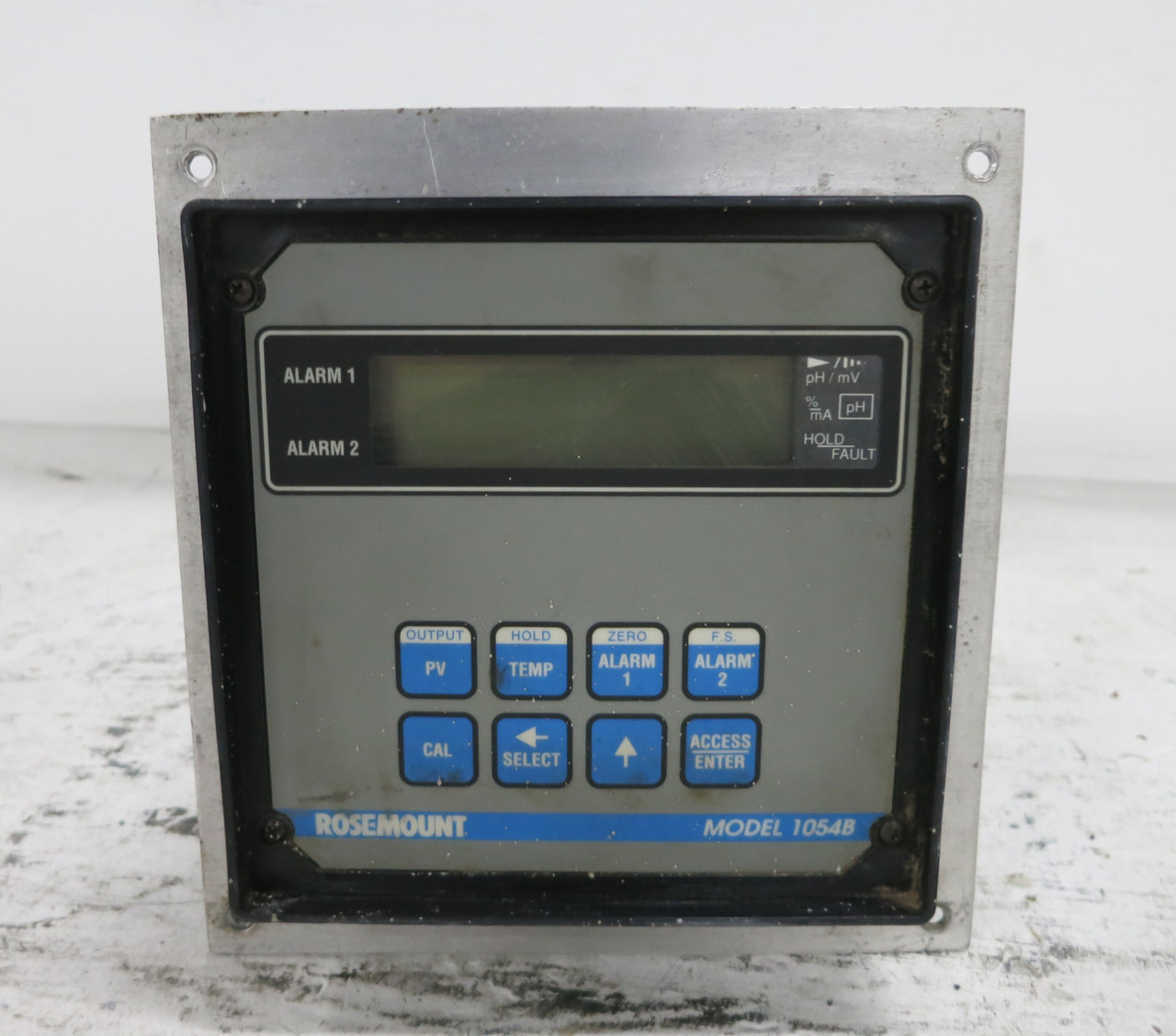 Rosemount Analytical 1054BPH pH/ORP Analyzer Model 1054B Microprocessor 23740-00 (DW6481-1)