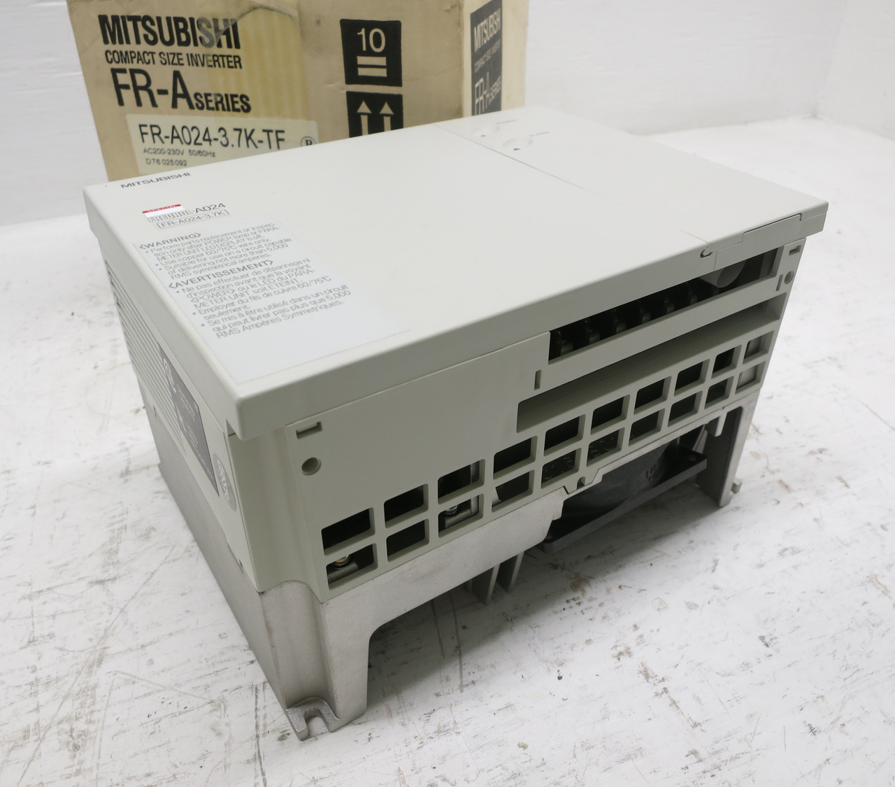 NEW Mitsubishi Freqrol FR-A024-3.7K-TF 5 HP 230V AC VS Drive Inverter FR-A 17.5A (DW6491-1)