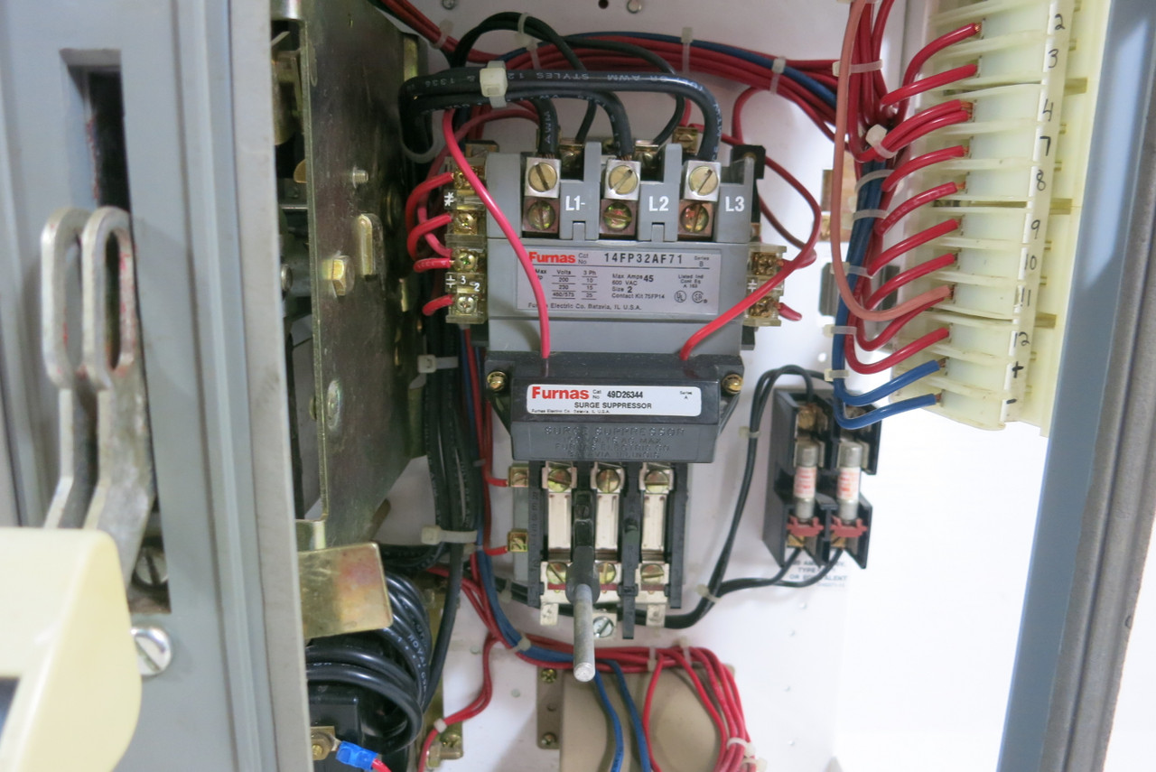 Siemens Tiastar Furnas System 89 Size 2 Starter 60 Amp Fusible 18" MCC Bucket (BJ0860-1)